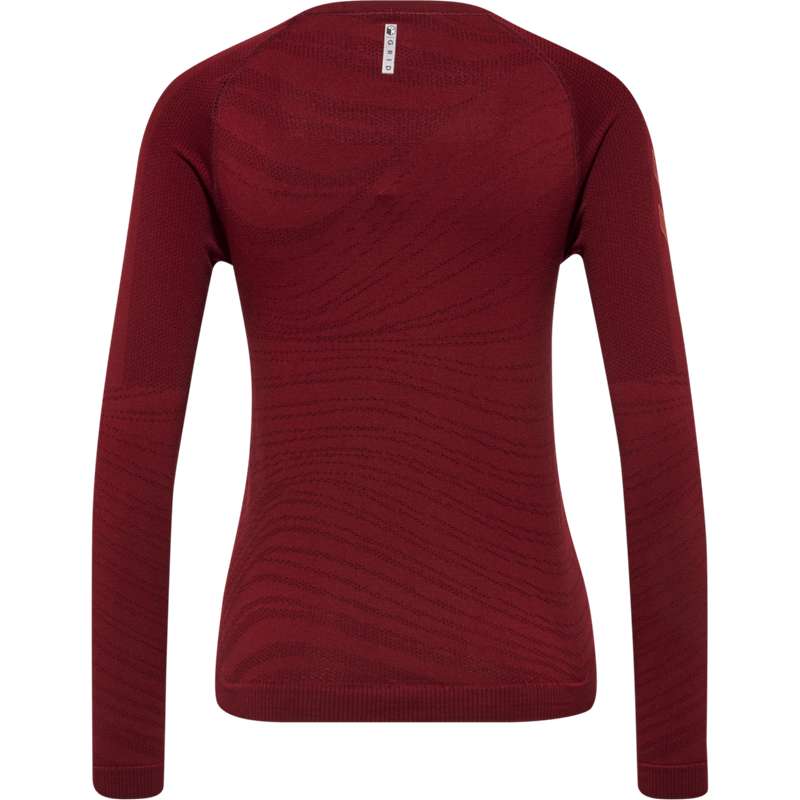 Hummel Ongrid Seamless L/S Wo Ženske Majice Crvene | 333431-188