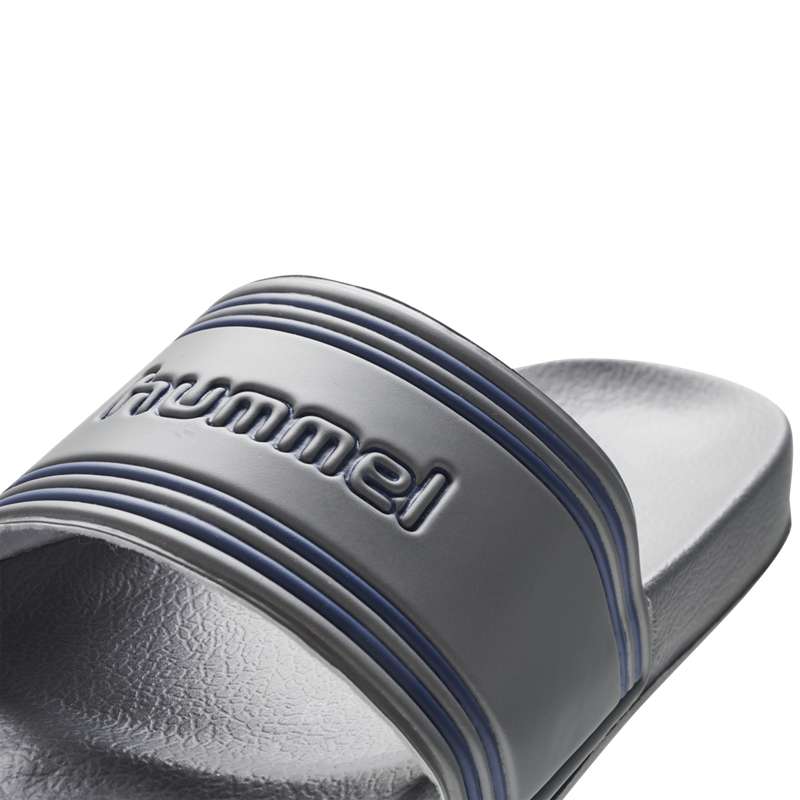 Hummel Pool Retro Muške Natikače Sive | 696180-417