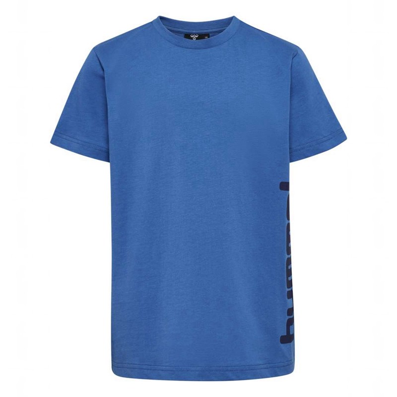 Hummel Print S/S Dječje Majice Plave | 001390-664