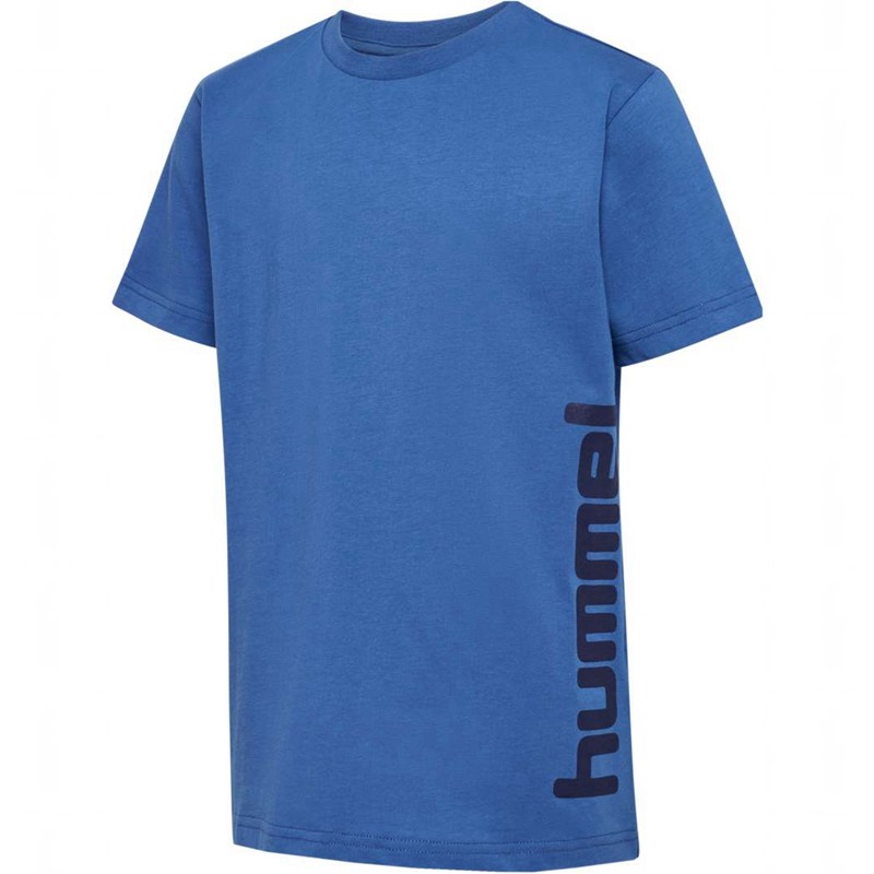 Hummel Print S/S Dječje Majice Plave | 001390-664
