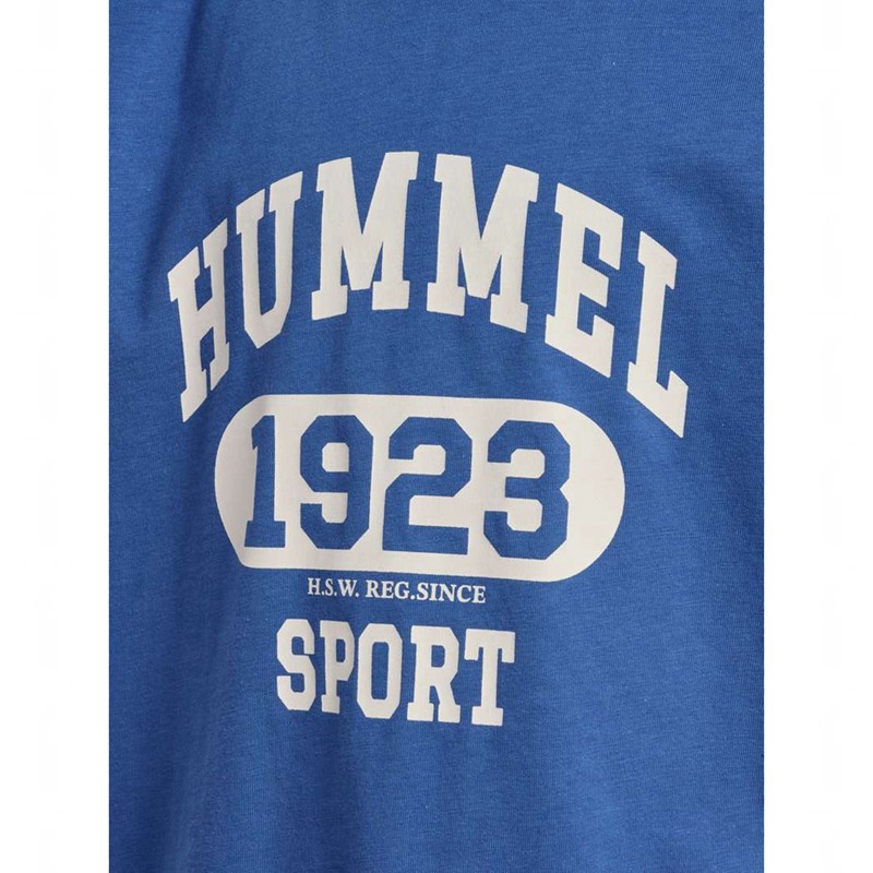 Hummel Print S/S Dječje Majice Plave | 634794-197