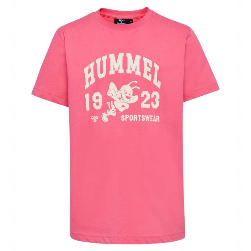 Hummel Print S/S Dječje Majice Roze | 975822-663