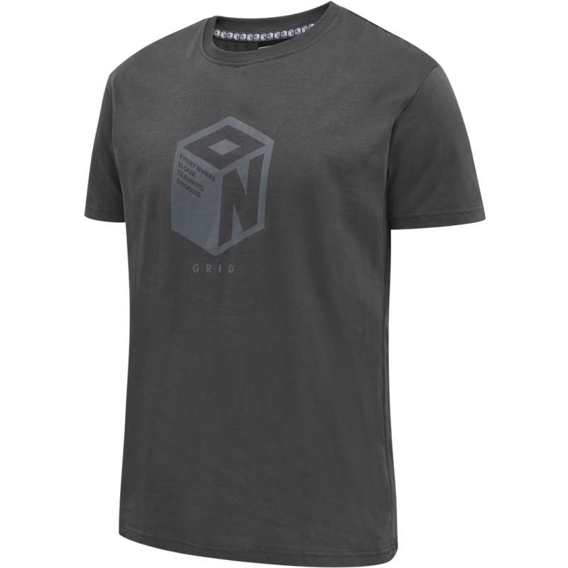 Hummel Pro Grid Cotton S/S Muške Sportska Odjeća Sive | 178191-055