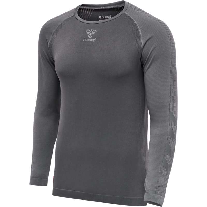 Hummel Pro Grid Seamless L/S Muške Temeljni Sloj Sive | 545181-724