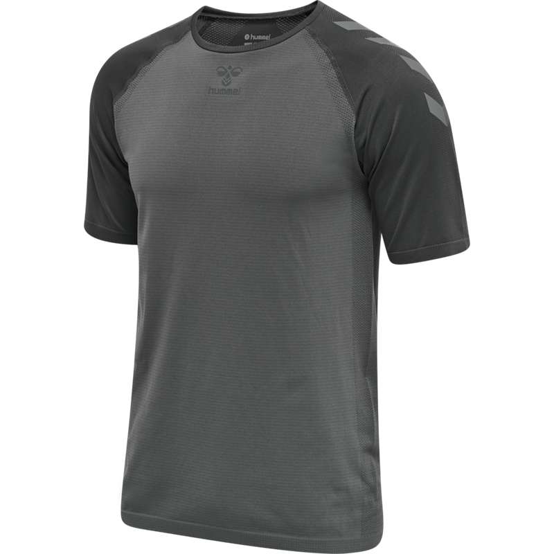 Hummel Pro Grid Seamless S/S Muške Temeljni Sloj Sive | 624859-867