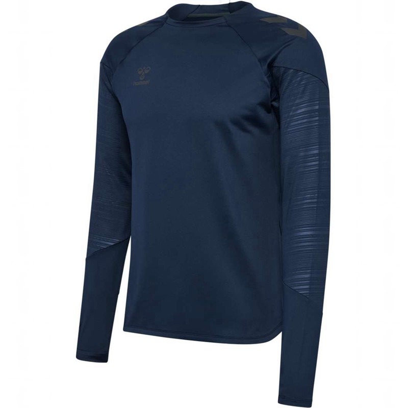 Hummel Pro Training Crew Sweat Muške Majice Tamnoplave | 577152-027