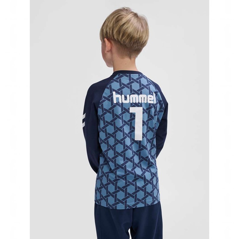 Hummel Ps L/S Dječje Majice Plave | 407141-474