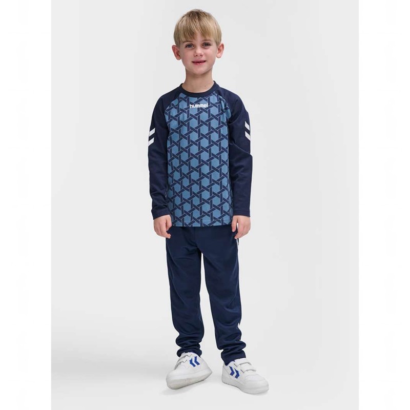 Hummel Ps L/S Dječje Majice Plave | 407141-474