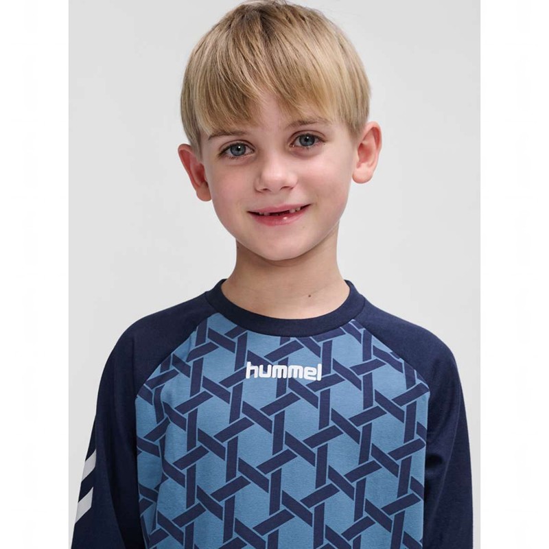 Hummel Ps L/S Dječje Majice Plave | 407141-474