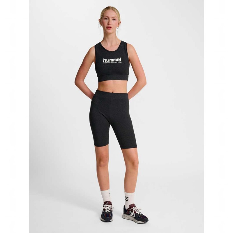 Hummel Pulse Logo Light Support Ženske Čarape Crne | 013394-082