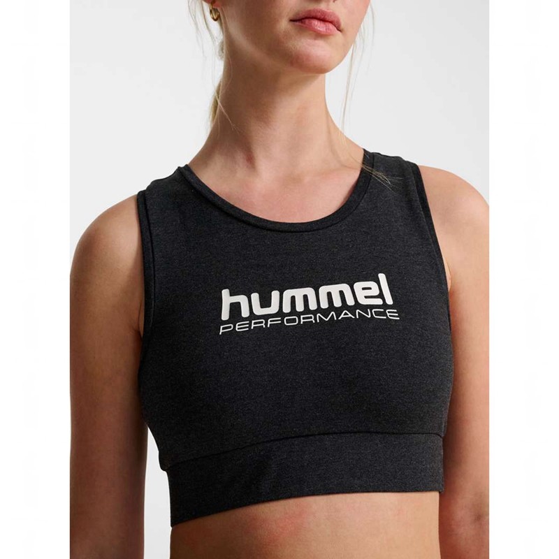 Hummel Pulse Logo Light Support Ženske Čarape Crne | 013394-082
