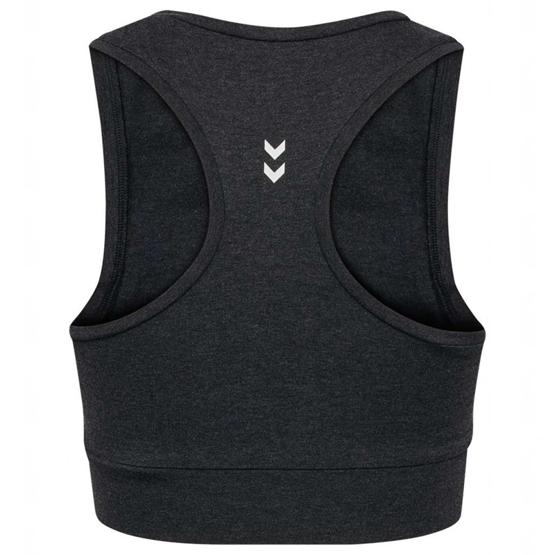 Hummel Pulse Logo Light Support Ženske Čarape Crne | 013394-082