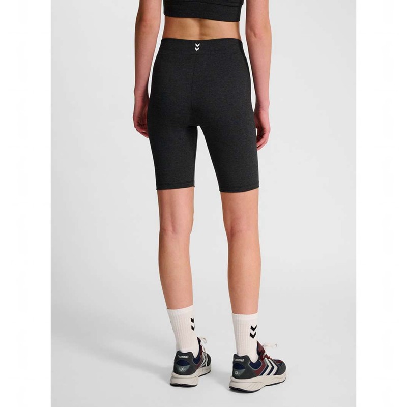 Hummel Pulse Logo Mw Tights Ženske Kratke Hlače Crne | 256003-160