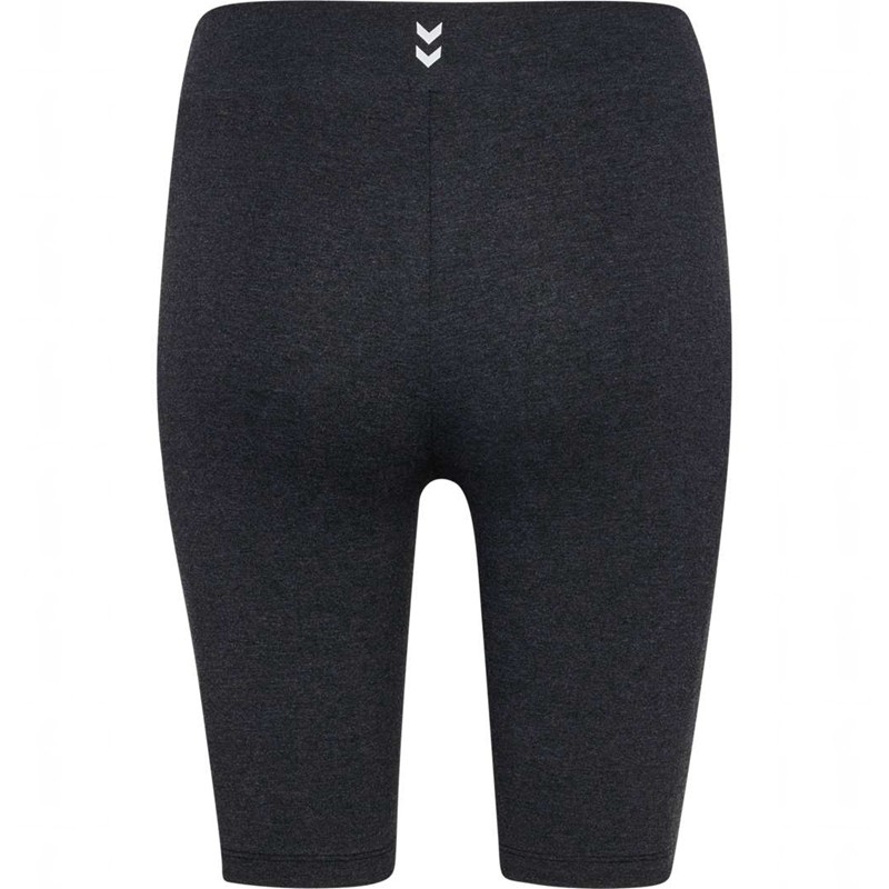 Hummel Pulse Logo Mw Tights Ženske Kratke Hlače Crne | 256003-160