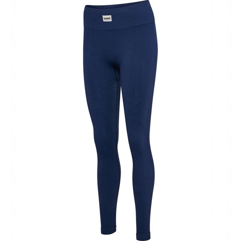 Hummel Pulse Seamless Rib Mw Ženske Hulahopke Tamnoplave | 338707-771