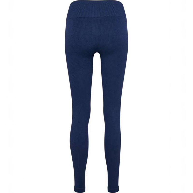 Hummel Pulse Seamless Rib Mw Ženske Hulahopke Tamnoplave | 338707-771