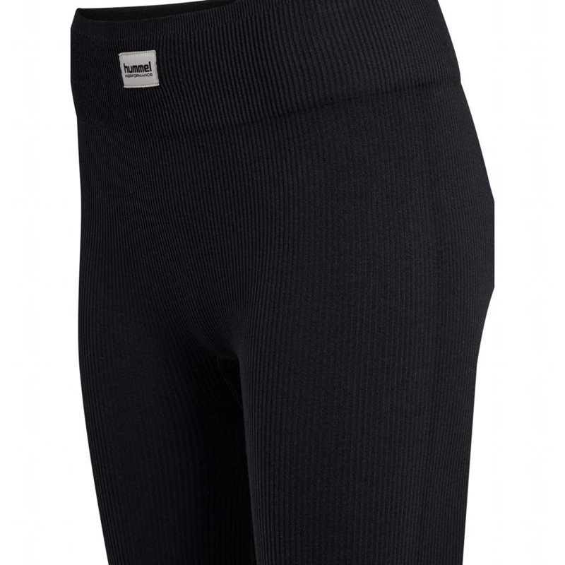 Hummel Pulse Seamless Rib Mw Ženske Hulahopke Crne | 249012-968