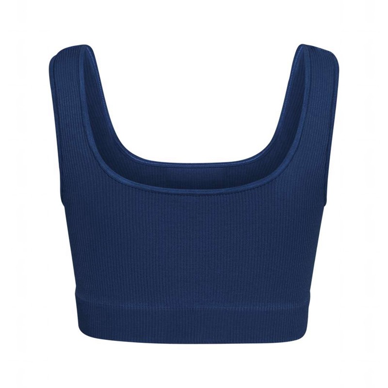 Hummel Pulse Seamless Rib Ženske Sportski Grudnjak Tamnoplave | 831266-336