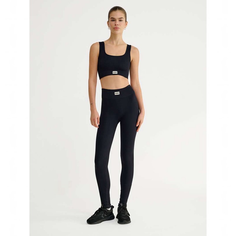 Hummel Pulse Seamless Rib Ženske Sportski Grudnjak Crne | 173951-334