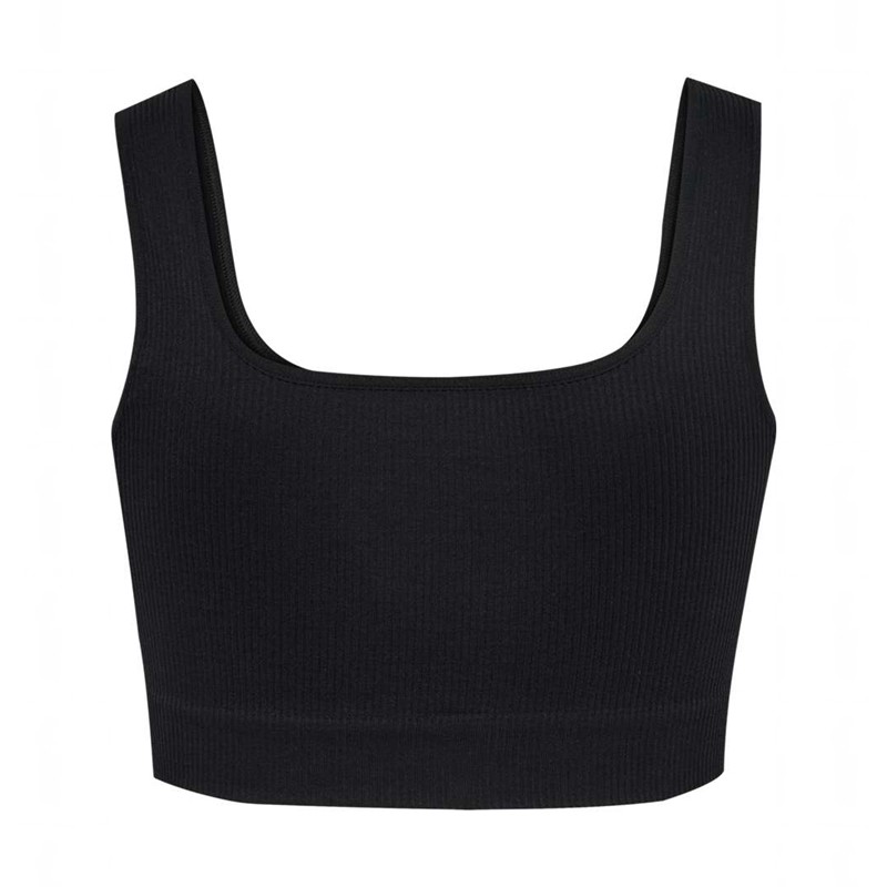 Hummel Pulse Seamless Rib Ženske Sportski Grudnjak Crne | 173951-334