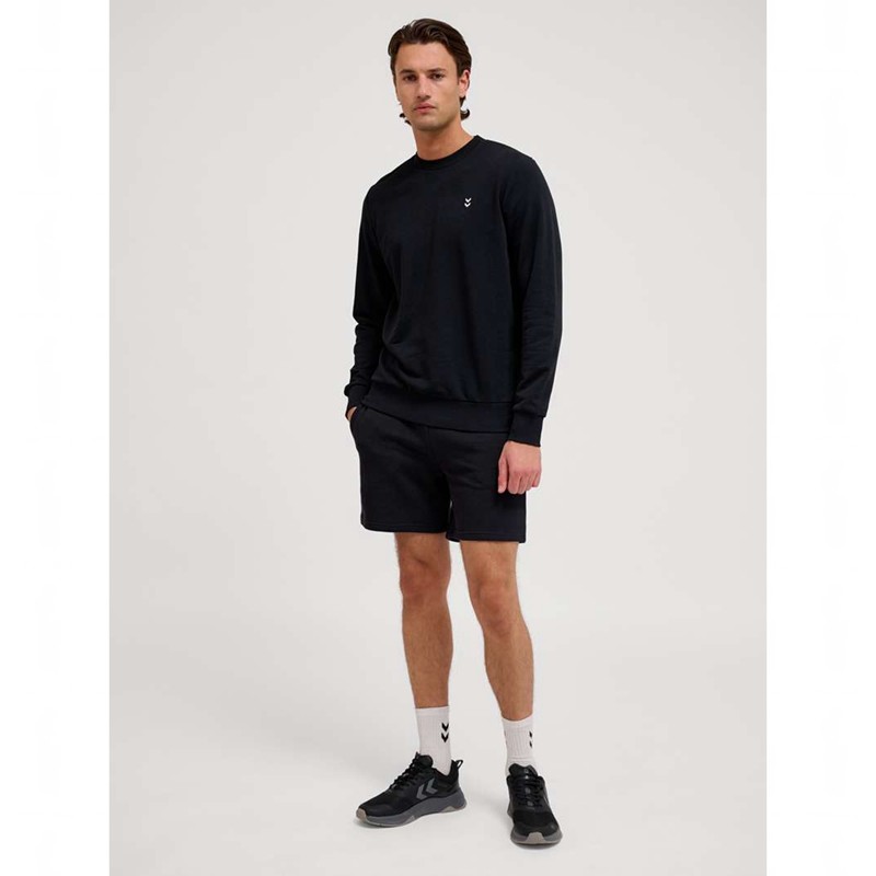 Hummel Pulse Sweat Crewneck Muške Dukserice Crne | 784169-305