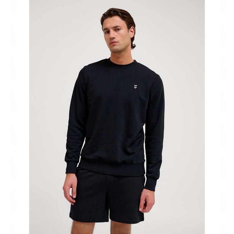 Hummel Pulse Sweat Crewneck Muške Dukserice Crne | 784169-305