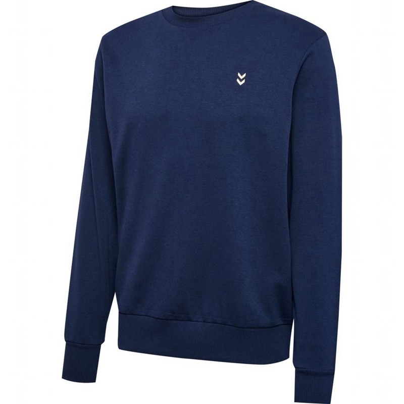 Hummel Pulse Sweat Crewneck Muške Dukserice Tamnoplave | 931604-148