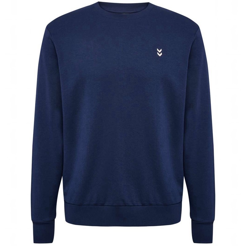 Hummel Pulse Sweat Crewneck Muške Dukserice Tamnoplave | 931604-148