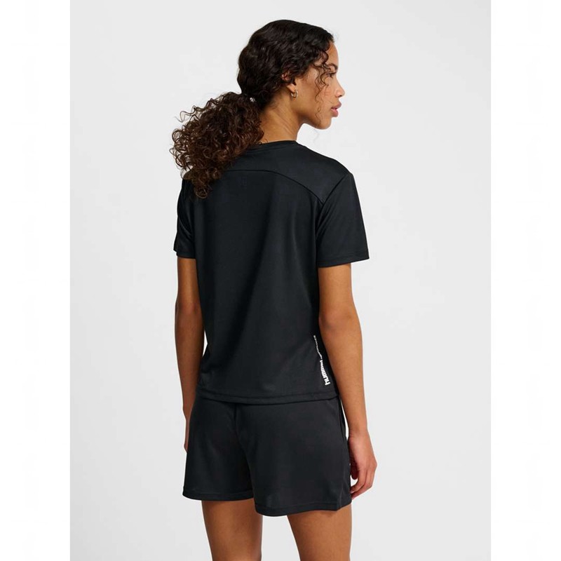 Hummel Pulse Training W S/S Ženske Majice Crne | 389183-107