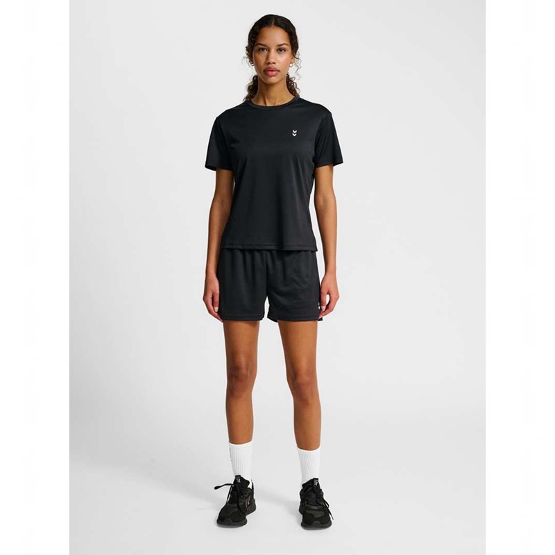 Hummel Pulse Training W S/S Ženske Majice Crne | 389183-107