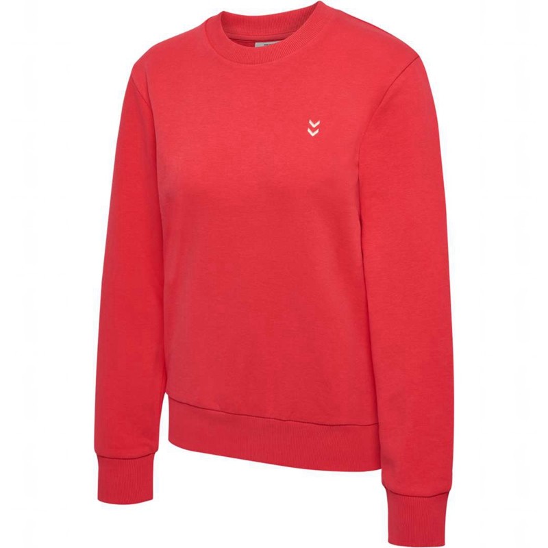 Hummel Pulse W Sweat Crewneck Ženske Dukserice Crvene | 927532-583