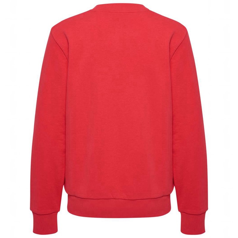 Hummel Pulse W Sweat Crewneck Ženske Dukserice Crvene | 927532-583