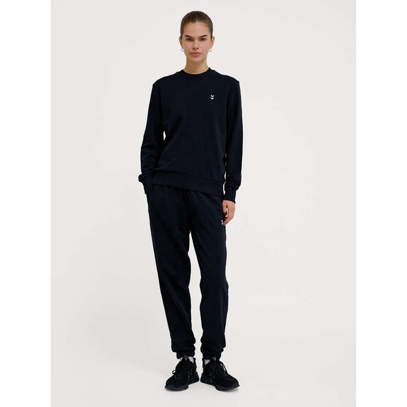 Hummel Pulse W Sweat Crewneck Ženske Dukserice Crne | 532162-879