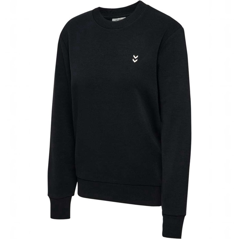 Hummel Pulse W Sweat Crewneck Ženske Dukserice Crne | 532162-879