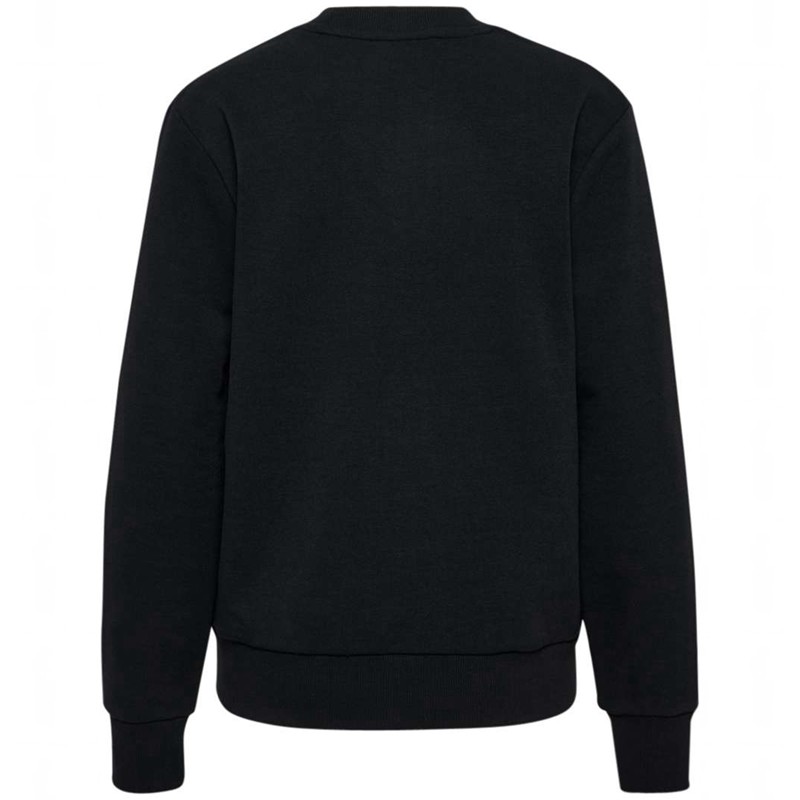 Hummel Pulse W Sweat Crewneck Ženske Dukserice Crne | 532162-879