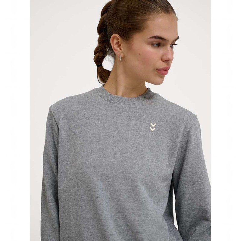 Hummel Pulse W Sweat Crewneck Ženske Dukserice Sive | 403114-506