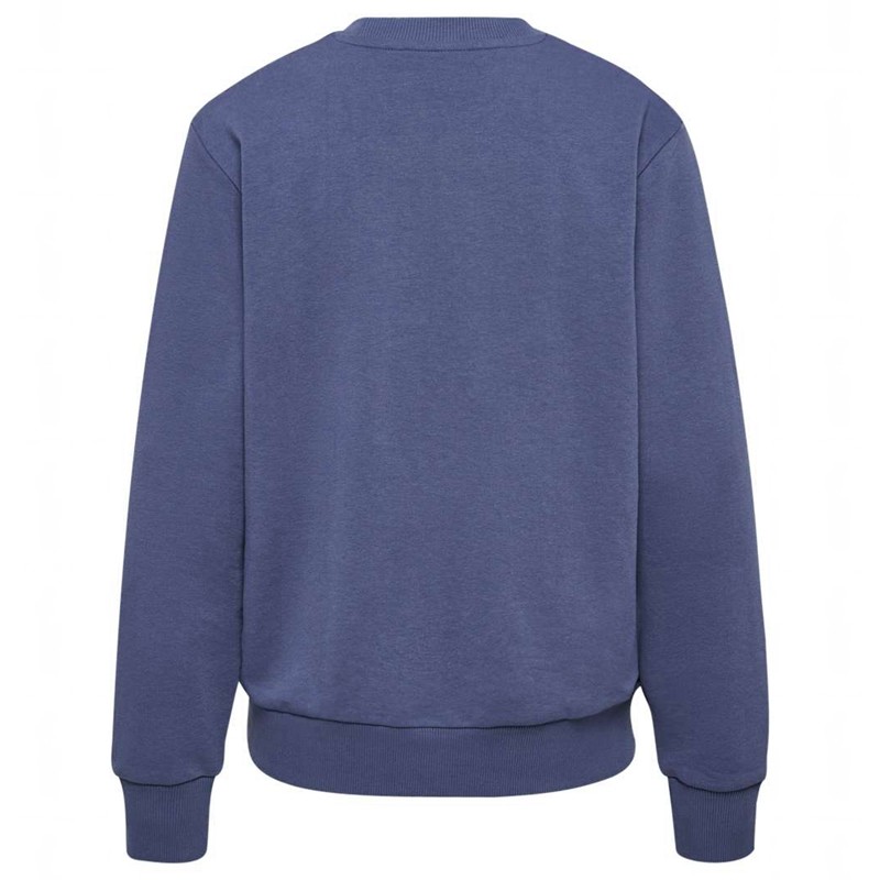 Hummel Pulse W Sweat Crewneck Ženske Dukserice Plave | 707148-838
