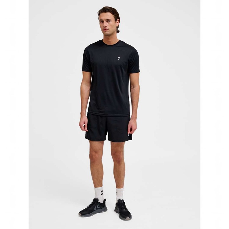 Hummel Pulse Workout Muške Kratke Hlače Crne | 163727-976