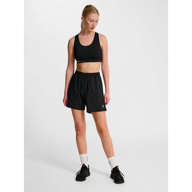 Hummel Pulse Workout Muške Kratke Hlače Crne | 163727-976
