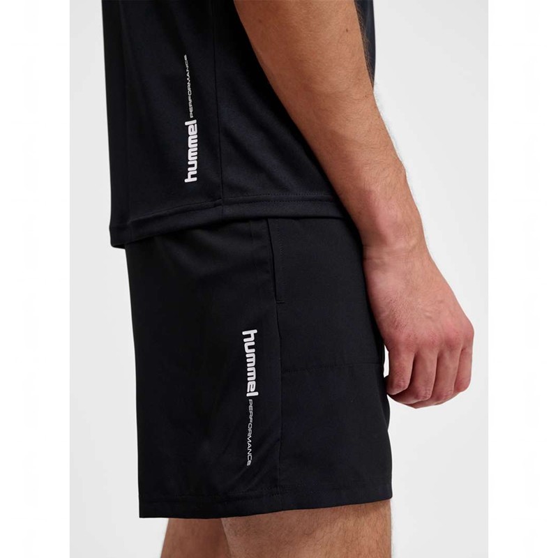 Hummel Pulse Workout Muške Kratke Hlače Crne | 163727-976