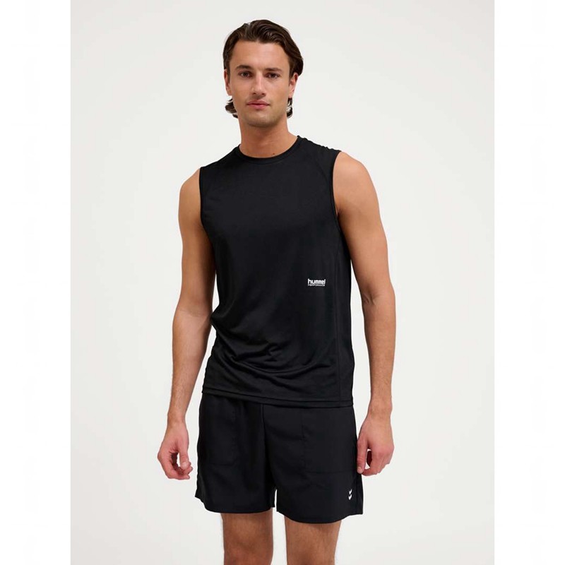 Hummel Pulse Workout Muške Majica bez Rukava Crne | 064077-246