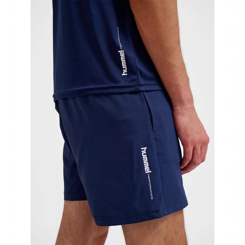 Hummel Pulse Workout Muške Majica s Kapuljačom Tamnoplave | 414927-776