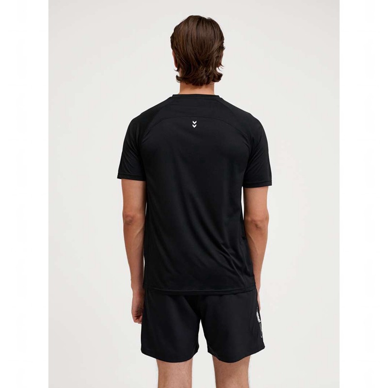 Hummel Pulse Workout S/S Muške Majice Crne | 645425-760