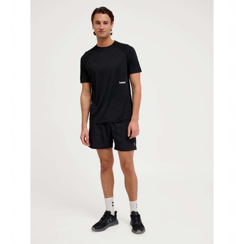 Hummel Pulse Workout S/S Muške Majice Crne | 645425-760