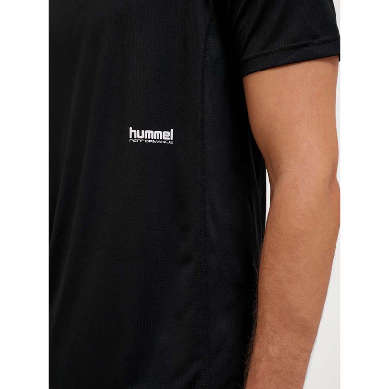 Hummel Pulse Workout S/S Muške Majice Crne | 645425-760