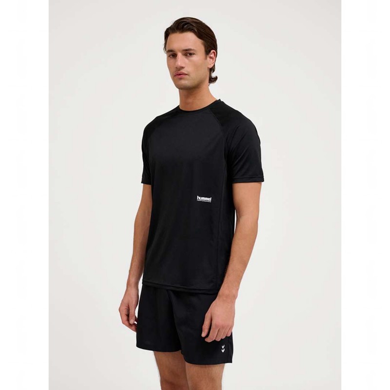 Hummel Pulse Workout S/S Muške Majice Crne | 645425-760