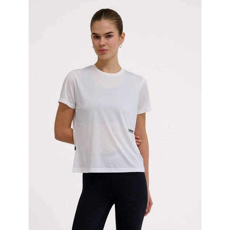 Hummel Pulse Workout W S/S Ženske Majice Bijele | 438114-573