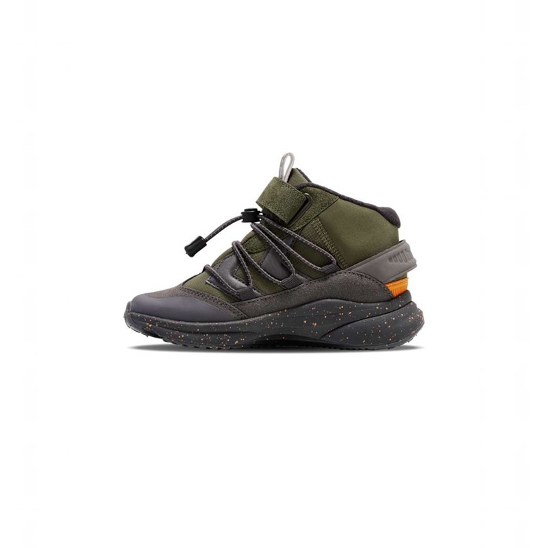 Hummel Reach Conquer Mid Tex Jr Dječje Zimske Cipele Maslinasto Zelene | 572107-701