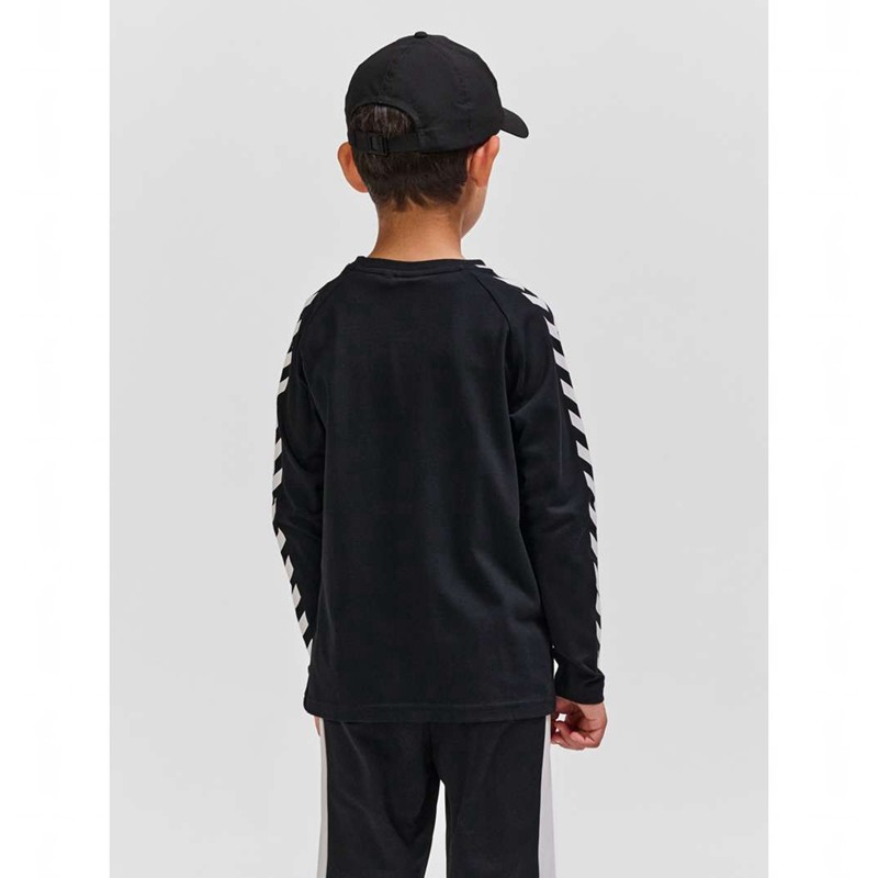 Hummel Ready L/S Dječje Majice Crne | 849915-873