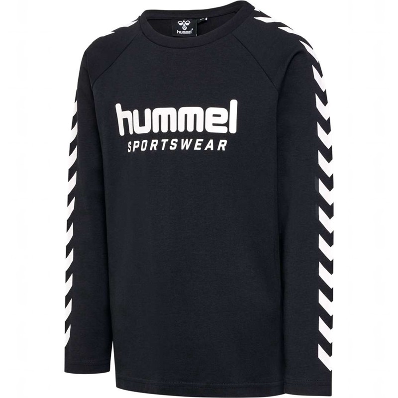 Hummel Ready L/S Dječje Majice Crne | 849915-873
